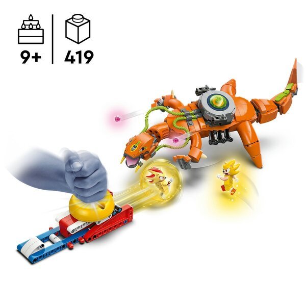 LEGO Sonic The Hedgehog 77003 Super Shadow proti Biolizardu