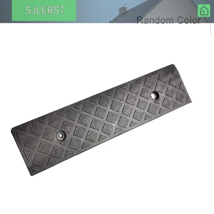 sjlerst Rampe de seuil de voiture automatique Rampe De Seuil De Voiture En Plastique Portable 50x13x3 Augmente auto selle À coups