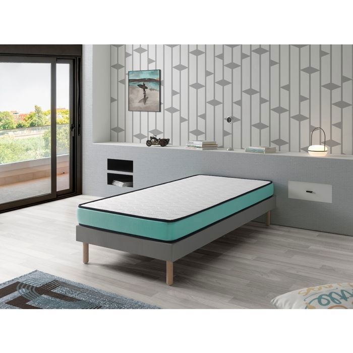 PACK Matelas en mousse XALUCA CONFORT PRO (90x190 cm)
