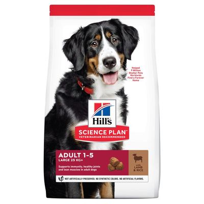 Hill's Science Plan Adult 1-5 Large Breed s jehněčím a rýží