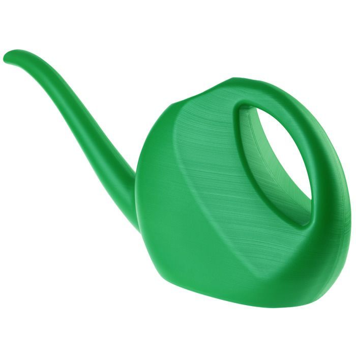 Regadera pequeña KADAX de 2 litros, regadera de plástico para jardín, regadera para flores con boquilla larga para interiores y exteriores, hogar (verde)