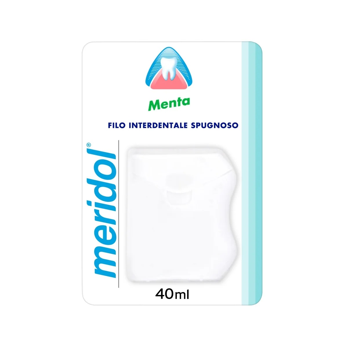 MERIDOL Meridol Uitgebreid gewaxt tandzijde 40 m frisse muntsmaak