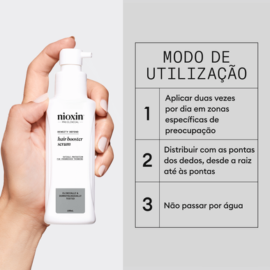 Nioxin Professionals Hair Booster Serum Density Defend Hair Serum Behandling for hårtap Density 100 ml 100 ml