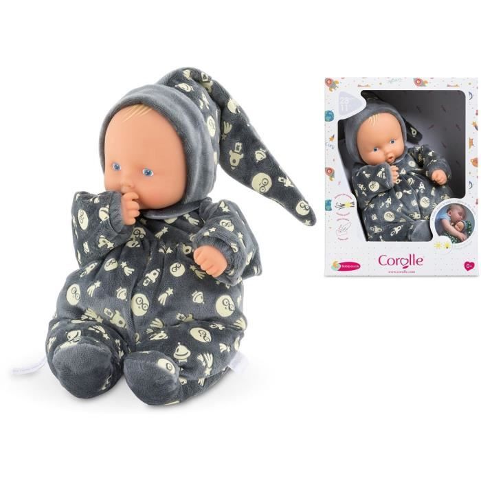 Mon Doudou COROLLE - Babipouce Brille dans la Nuit - 28 cm - senteur de vanille - dès la naissance