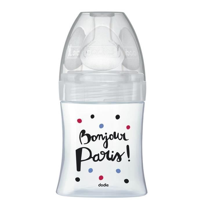 Biberon in vetro anticolica Dodie Sensation+ +0m Parigi 150ml
