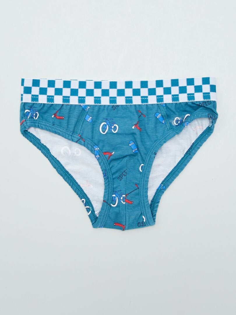 Set van 3 bedrukte slips - WIT