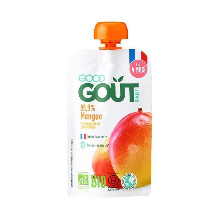Good goût bébé mangue bio dès 4 mois fabriqué en France 120g