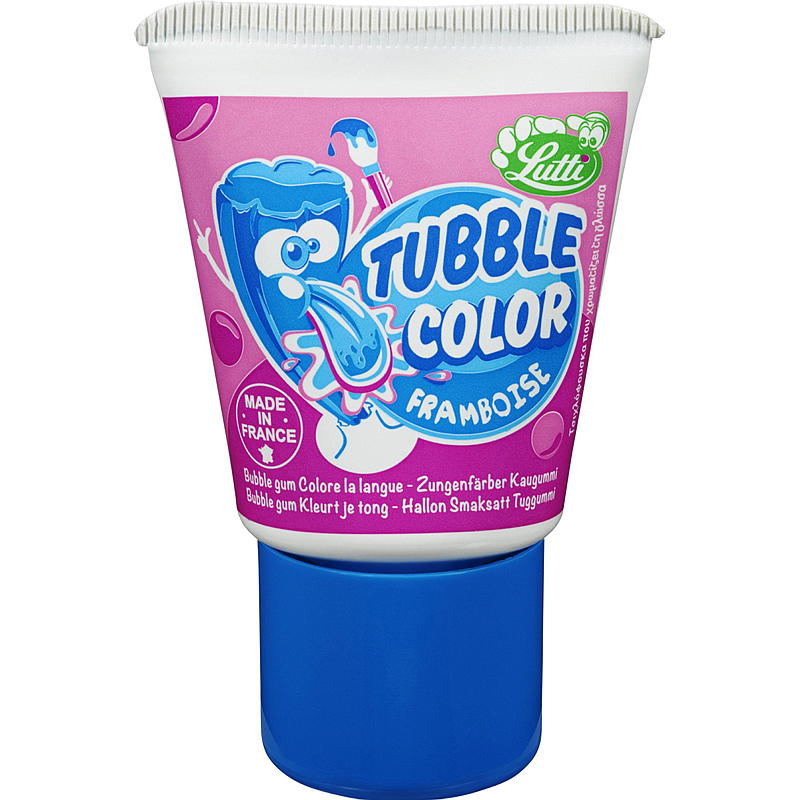 Chewing-gum Lutti Tubble 35 g, recourbe-langue