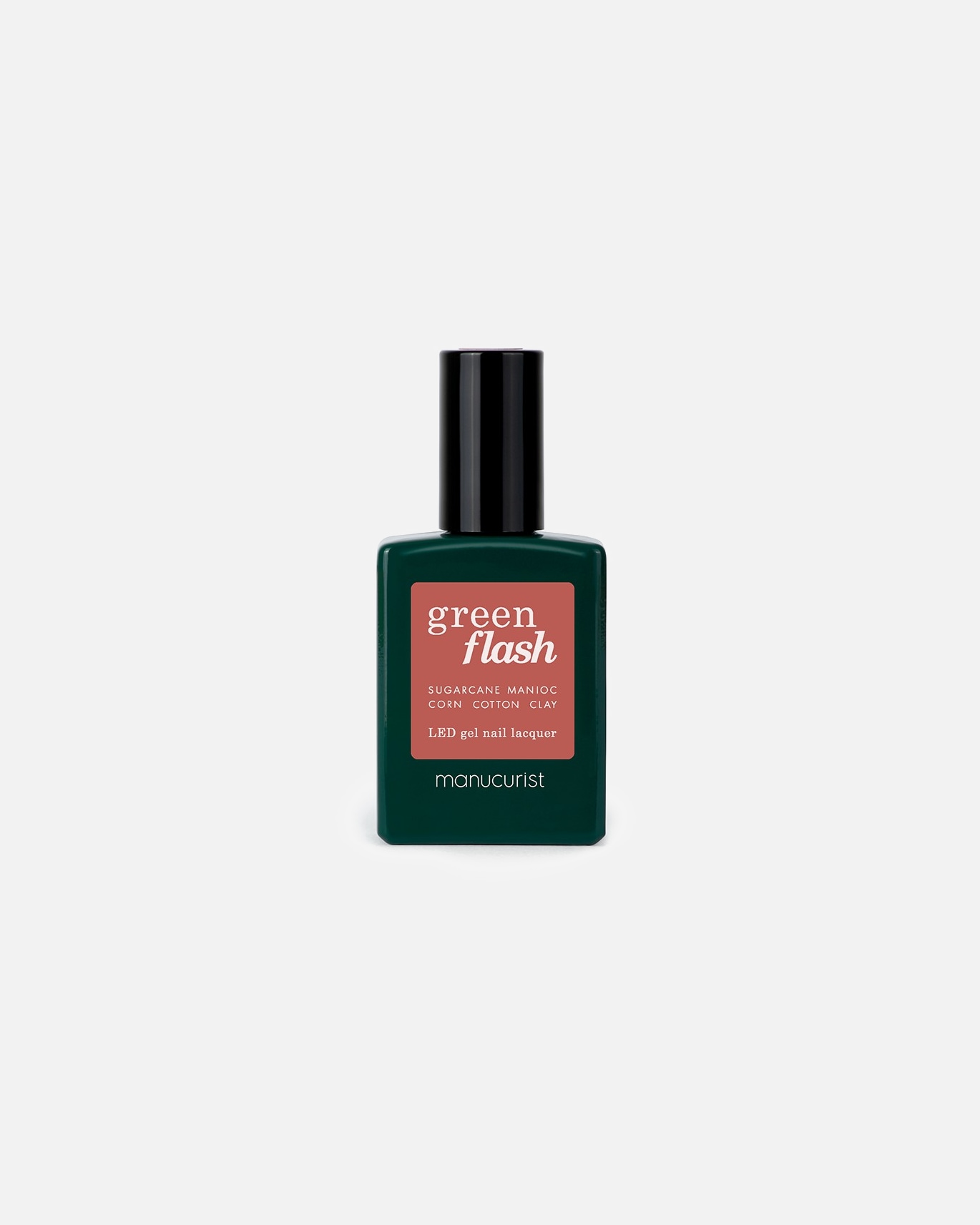 manucurist neglelakk grønn LED-blitsgel - 15 ml