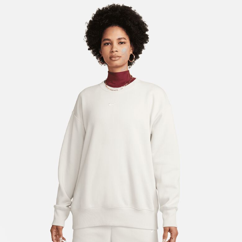 Maglia girocollo oversize in pile Sportswear PHNX