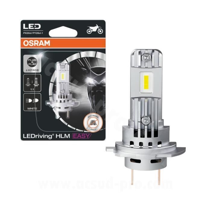 Lâmpada/Lâmpada OSRAM 12V-16W H7/H18 LEDriving HLM EASY PX26d / PY26d-1 *