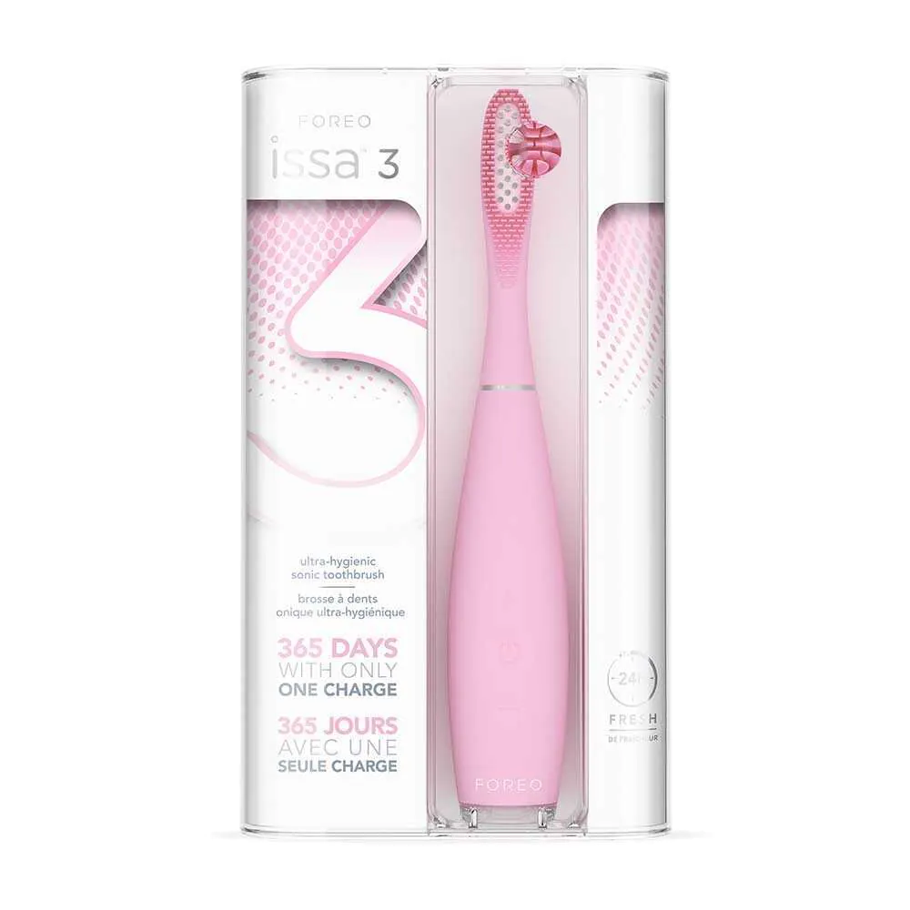Foreo Issa 3 Soniczna szczoteczka do zębów, Pearl Pink