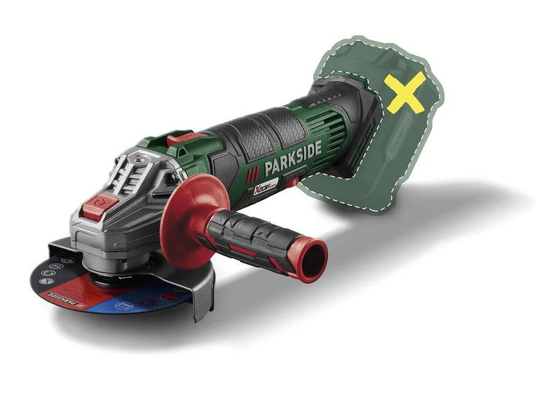 PARKSIDE® batteridrevet vinkelsliper PWSA 20-Li F4, 20 V