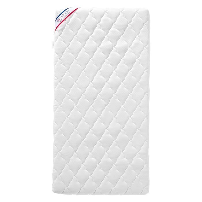 Perfect babymatras - 60x120x10 cm - 2 zijden: zomer/winter - Afneembare hoes - Anti-huisstofmijt