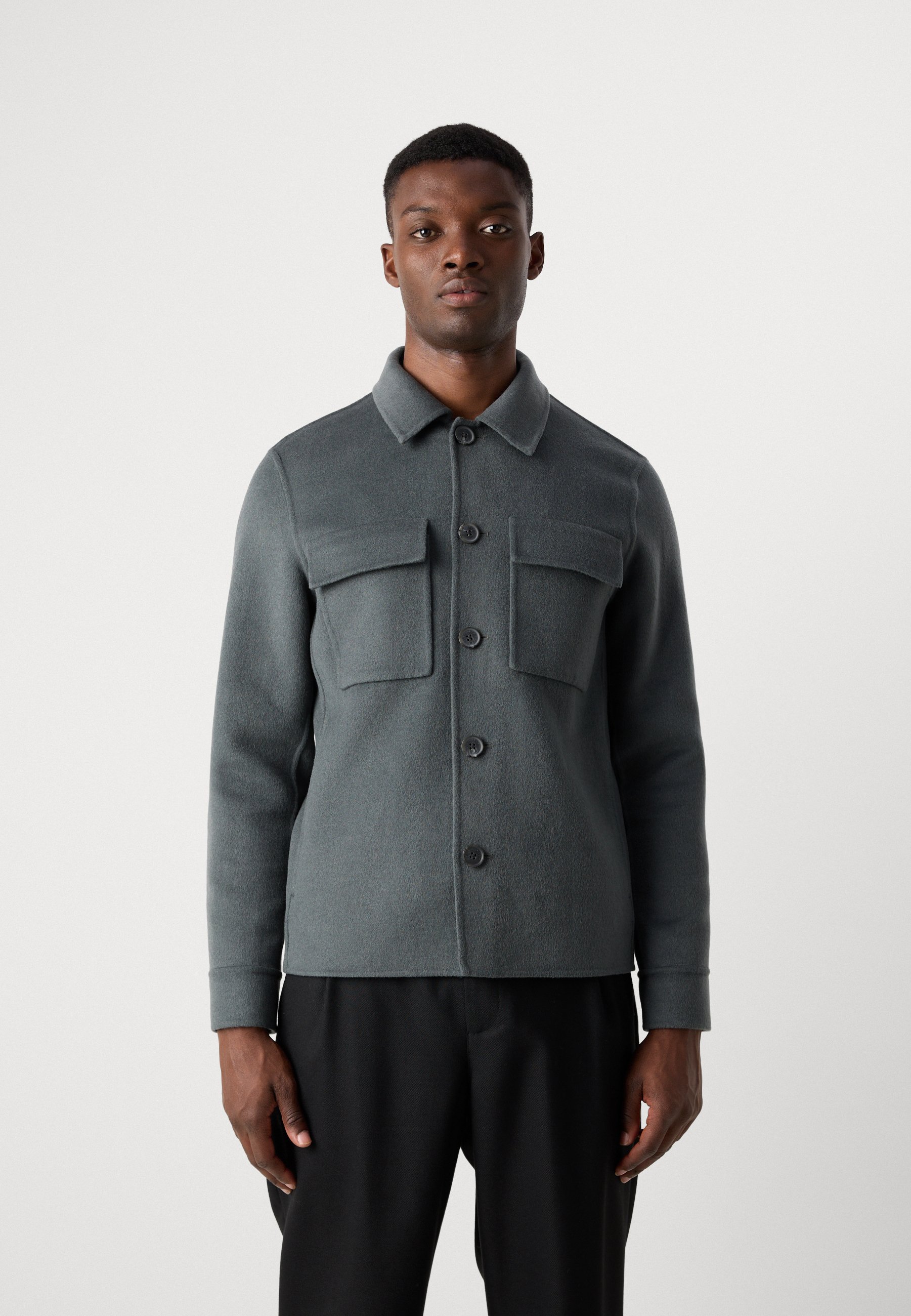 Marc O'Polo JACKET PATCHED POCKETS - Geacă ușoară - mangrove