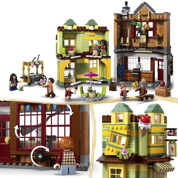 LEGO Harry Potter 76452 Kakovostna trgovina s quidditch tehniko in sladoledarna