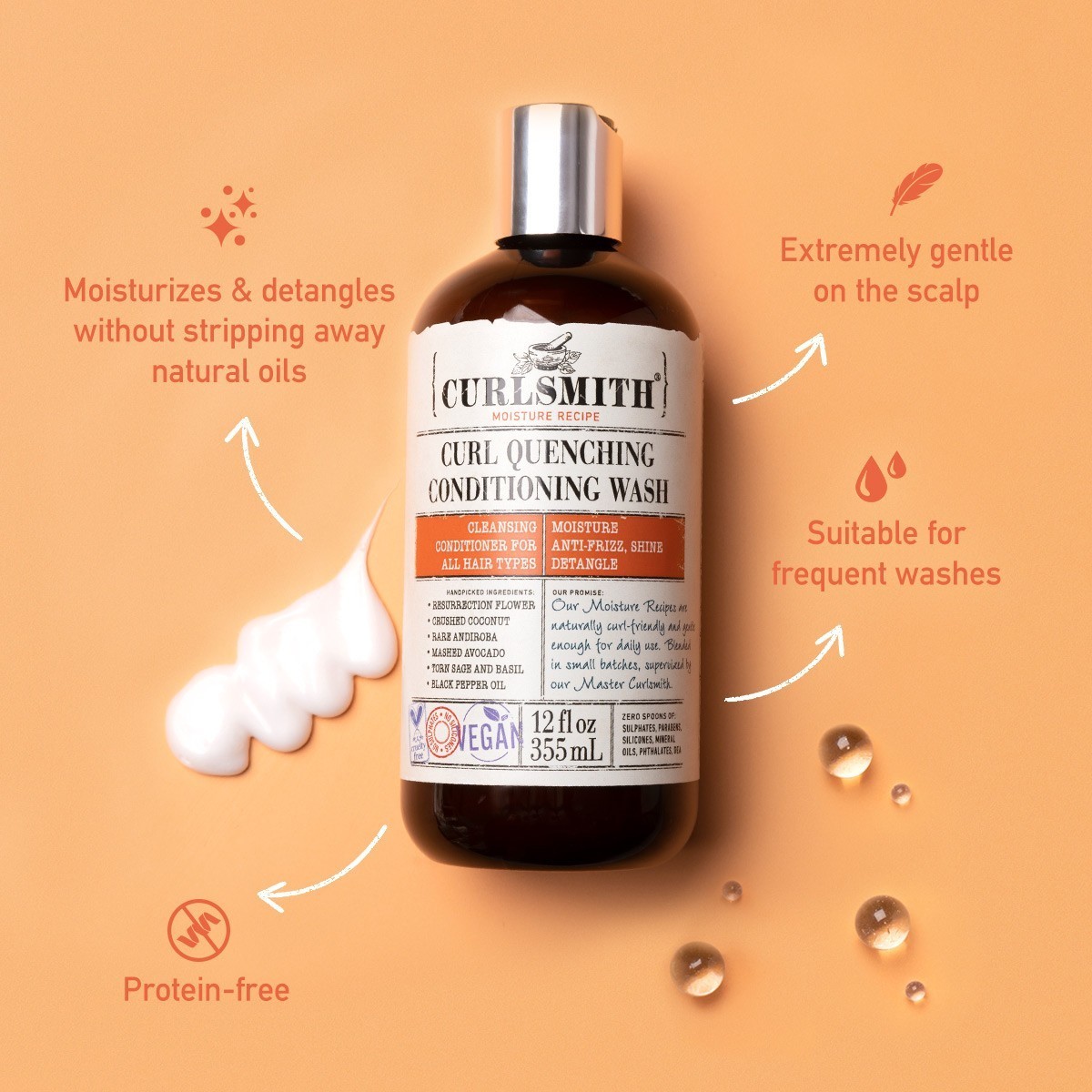 Curlsmith regenerator za pranje i sušenje kovrča - 88 ml