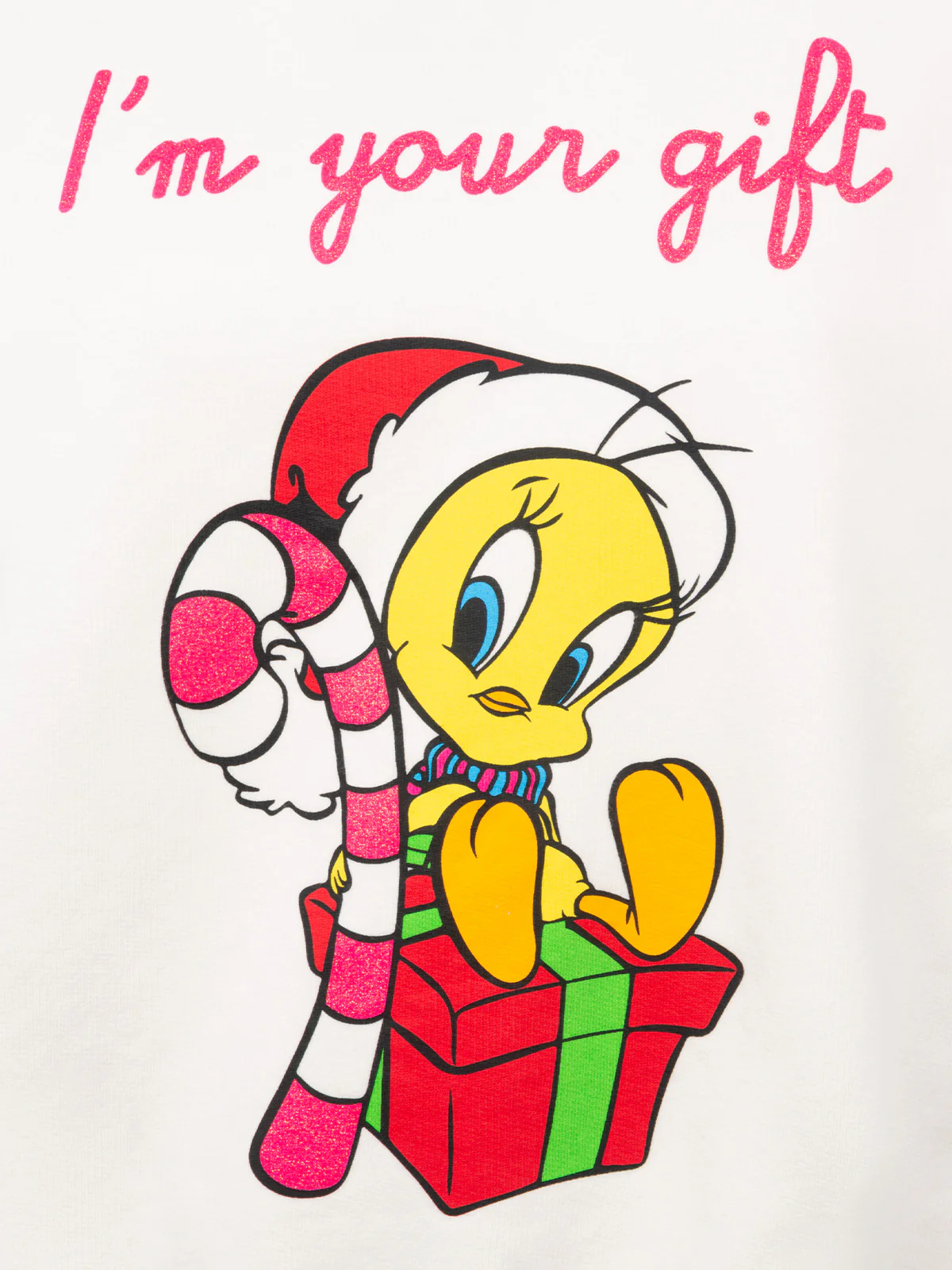 Damefleece-sweatshirt med Tweety Bird-motiv | WARNER BROS.