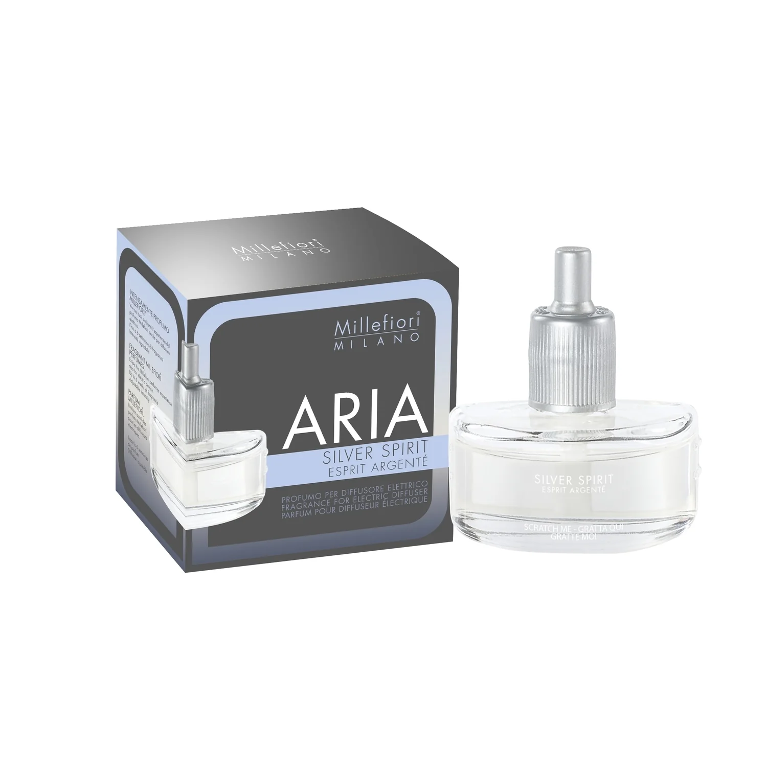 Aria Silver Spirit - Ricarica per Diffusore Elettrico ARIA - Profumo per Diffusore