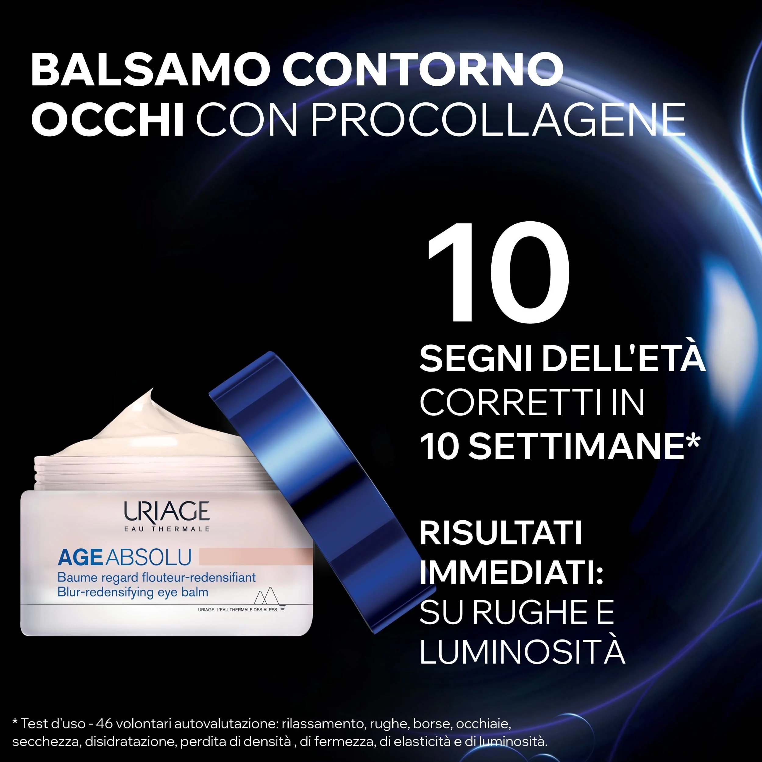 AGE ABSOLU Balsamo Contorno Occhi Perfezionatore e Ridensificante - Contorno occhi antirughe, Tratt.anti borse e occhiaie