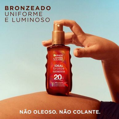Garnier Ambre Solaire Sunscreen Oil Ideal for Bronze SPF 20 150 ml