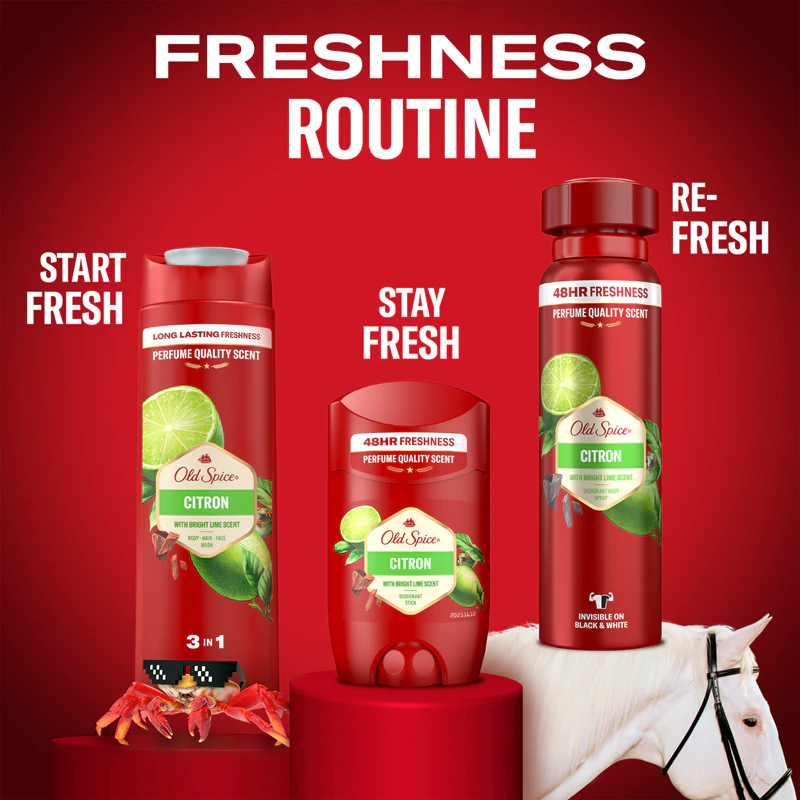 Old Spice Citron Deodorant-Stick für Männer