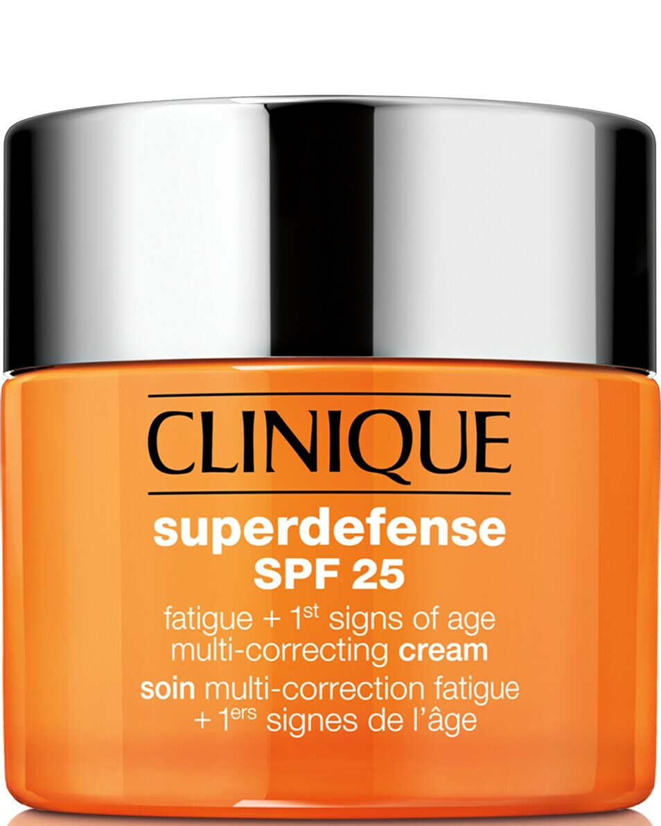 CLINIQUE SUPERDEFENSE FATIGUE   1ST SIGNS OF AGE MULTI-CORRECTING CREAM HYDRATERENDE DAGCRÈME MET SPF 25 - ANTI-AGING - DROGE/GEMENGDE HUID
