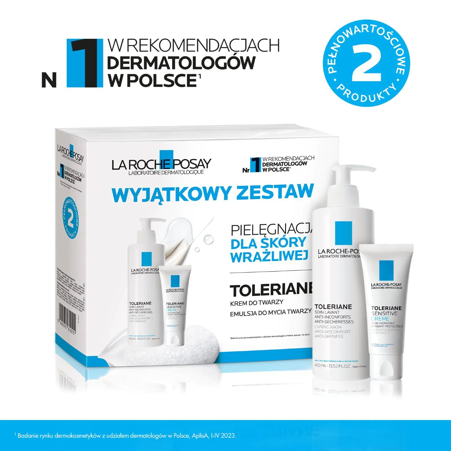 La Roche-Posay Toleriane Świąteczny zestaw prezentowy
