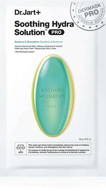 Máscara facial calmante e hidratante intensiva Dr. Jart+ Soothing Hydra Solution™