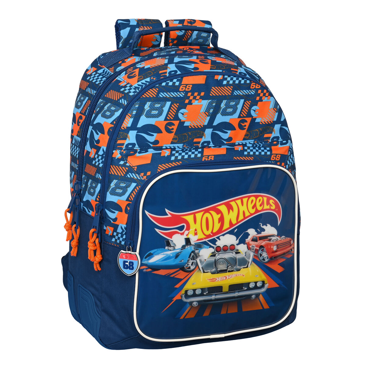 Mochila Escolar Hot Wheels Speed Club
