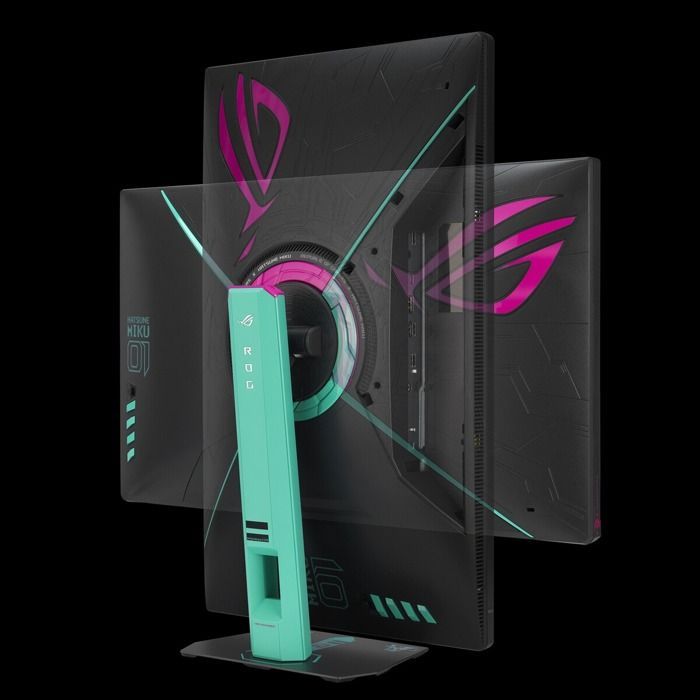 Monitor da gioco - ASUS - ROG Strix XG27ACMEG-G - 27 pollici - 260 Hz - Design Hatsune Miku