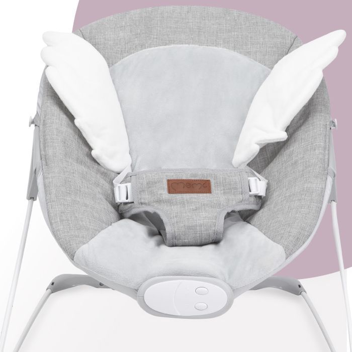 Lettino prendisole MoMi Tuli Wings - Grigio - Musicale e vivace