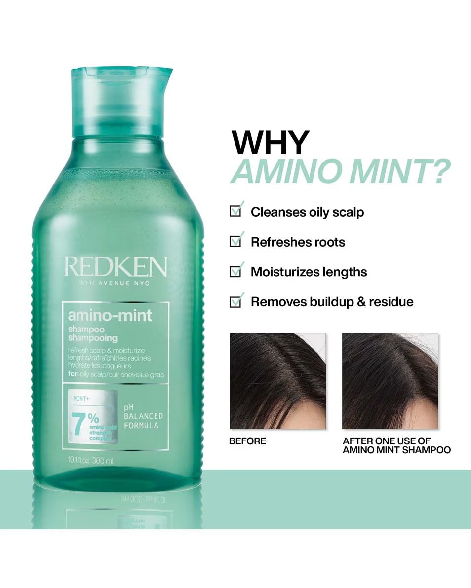 Șampon REDKEN Amino Mint - împrospătează și hidratează