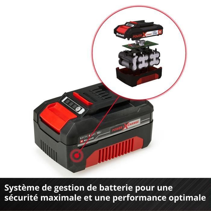 Einhell Double batterie 2 x 4,0 Ah Twinpack PXC (Lithium-Ion, 18V, pour tous les appareils Einhell PXC)