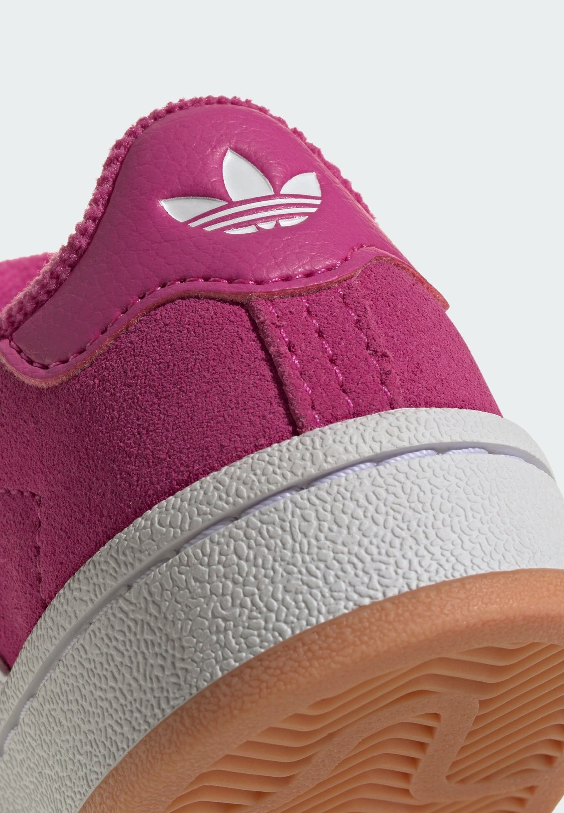 adidas Originals CAMPUS - Dětské boty - black/fuchsia/oranžová