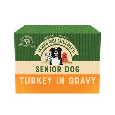 James Wellbeloved Senior Pouches – Truthahn mit Reis