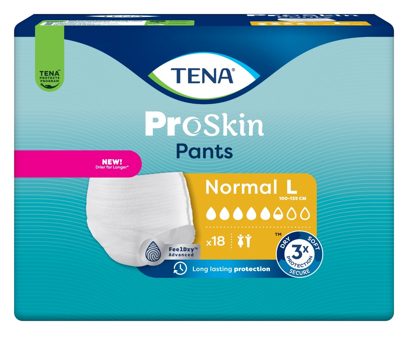 TENA Tena Pants Pann Normal L 18 Stück für Inkontinenz