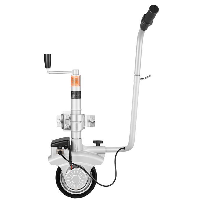 Remolque con rueda jockey eléctrica VEVOR - Motorizado 2,5 t - 380 W 12 V - Velocidad de desplazamiento 7 m/min