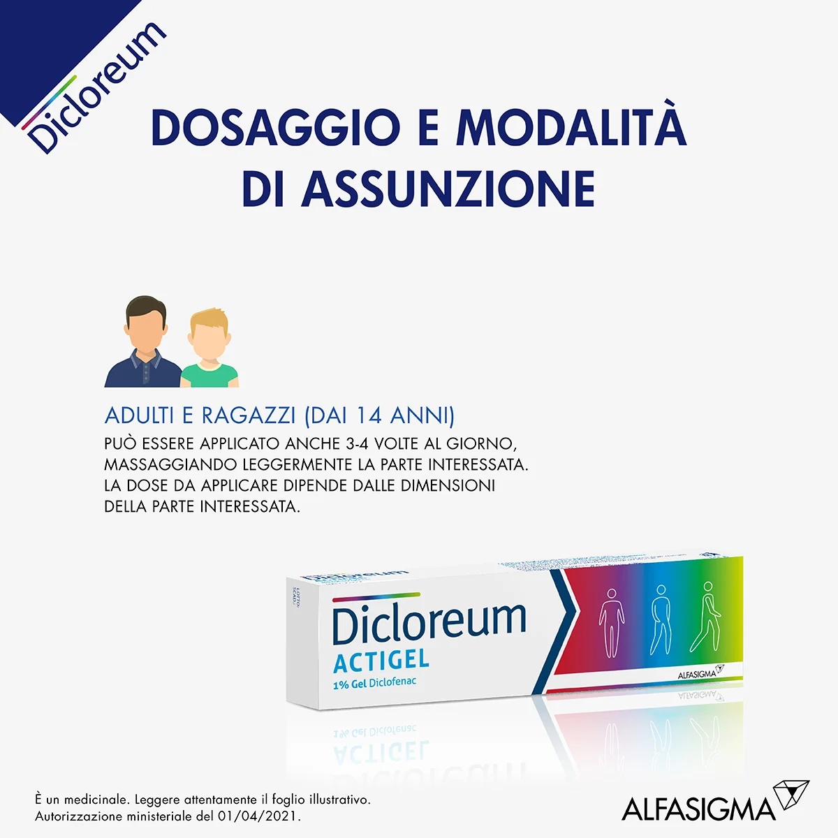 DICLOREUM Dicloreum Actigel 1% Diclofenaco Gel 50 g Dolor articular