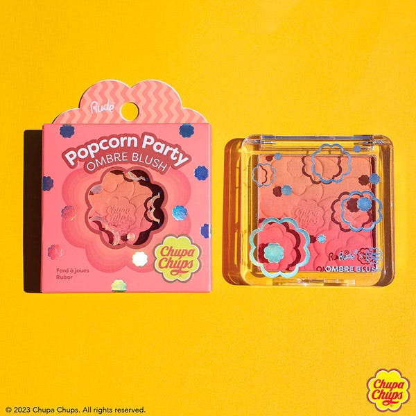 Chupa Chups Popcorn Party Ombre Blush