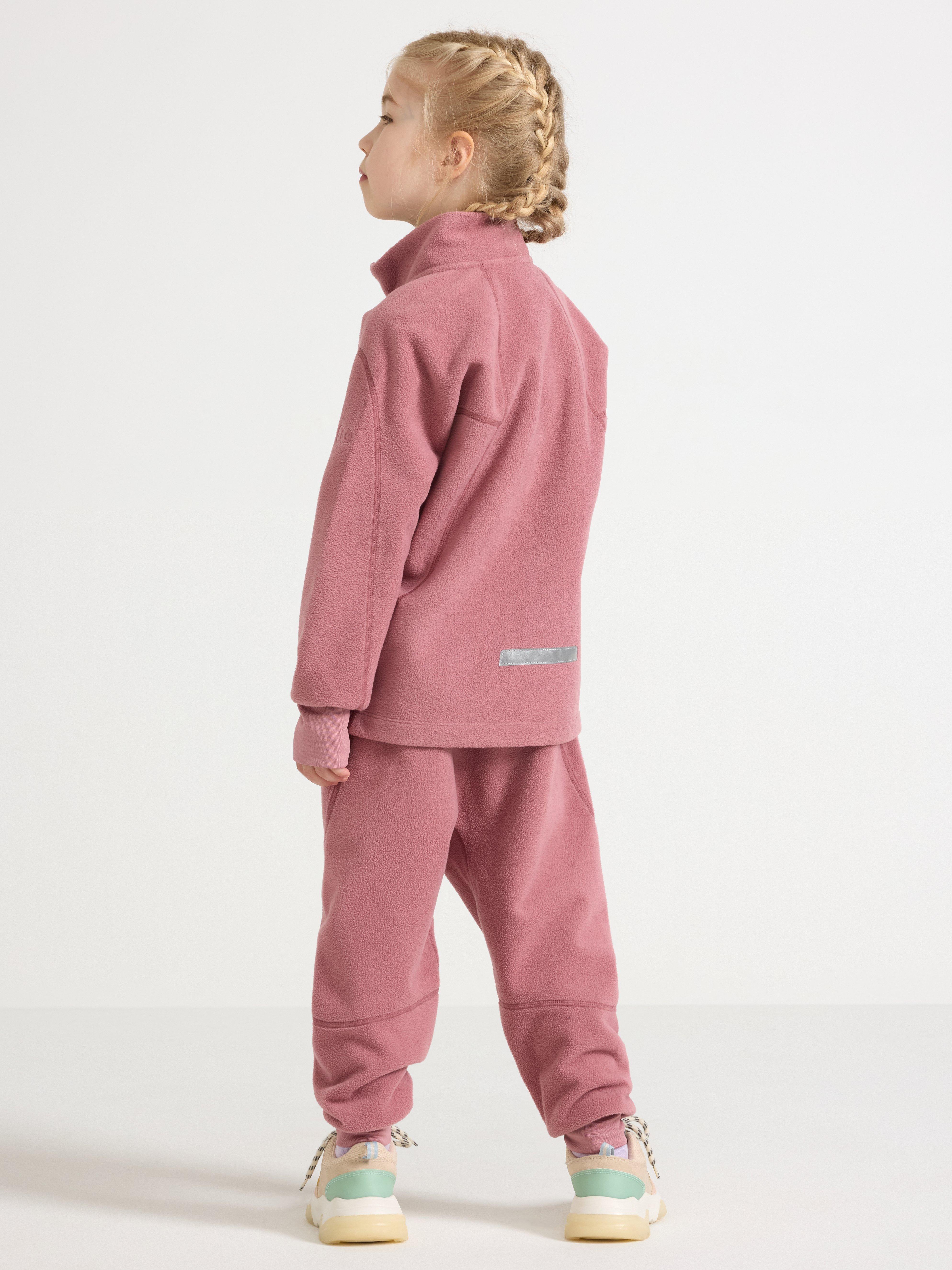 Vattentäta vindfleecebyxor – Kids Performance Wear Dusty Pink