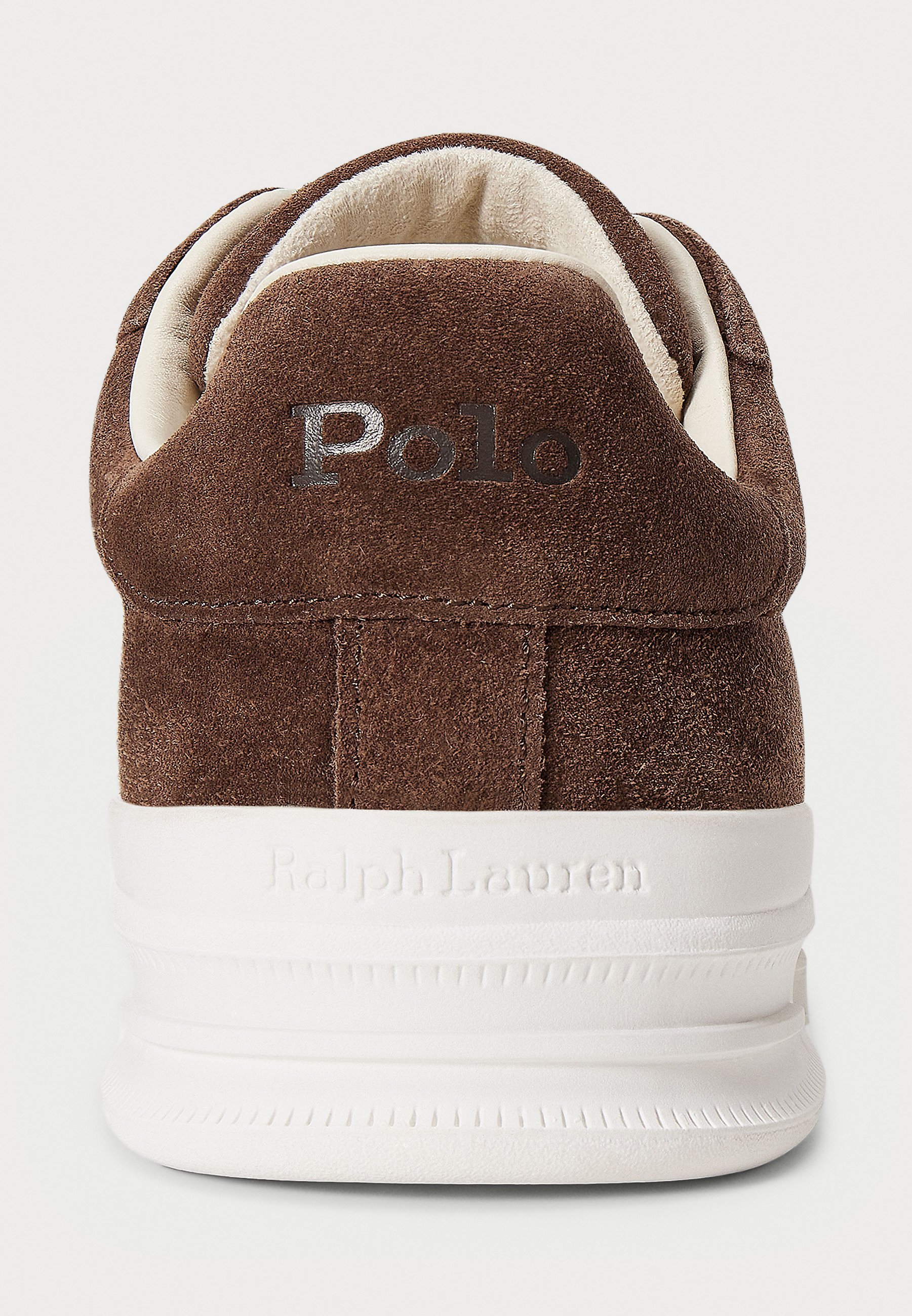 HERITAGE COURT II SUEDE SNEAKER - Tenisky - black/brown Polo Ralph Lauren