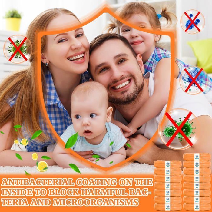 Contenitore per pannolini di ricambio da 15 pezzi, sacchetti per pannolini di ricambio per neonati compatibili con Tommee Tippee Sangenic Tec, Simplee Sangen