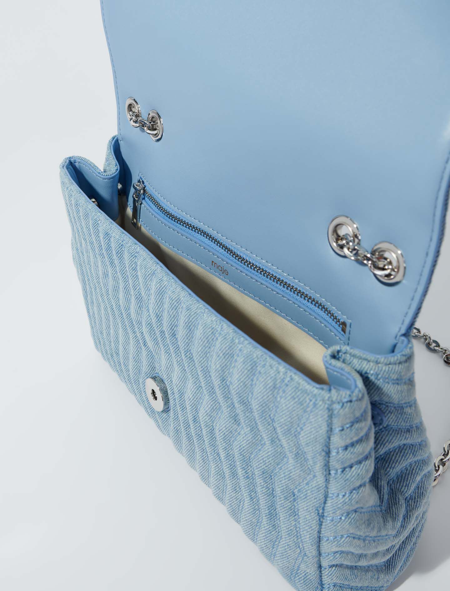 Cloverbloom farkkulaukku - Denim Blue