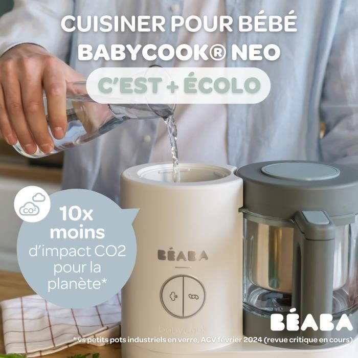Robot préparation bébé Beaba BABYCOOK NEO BLANC 9145223