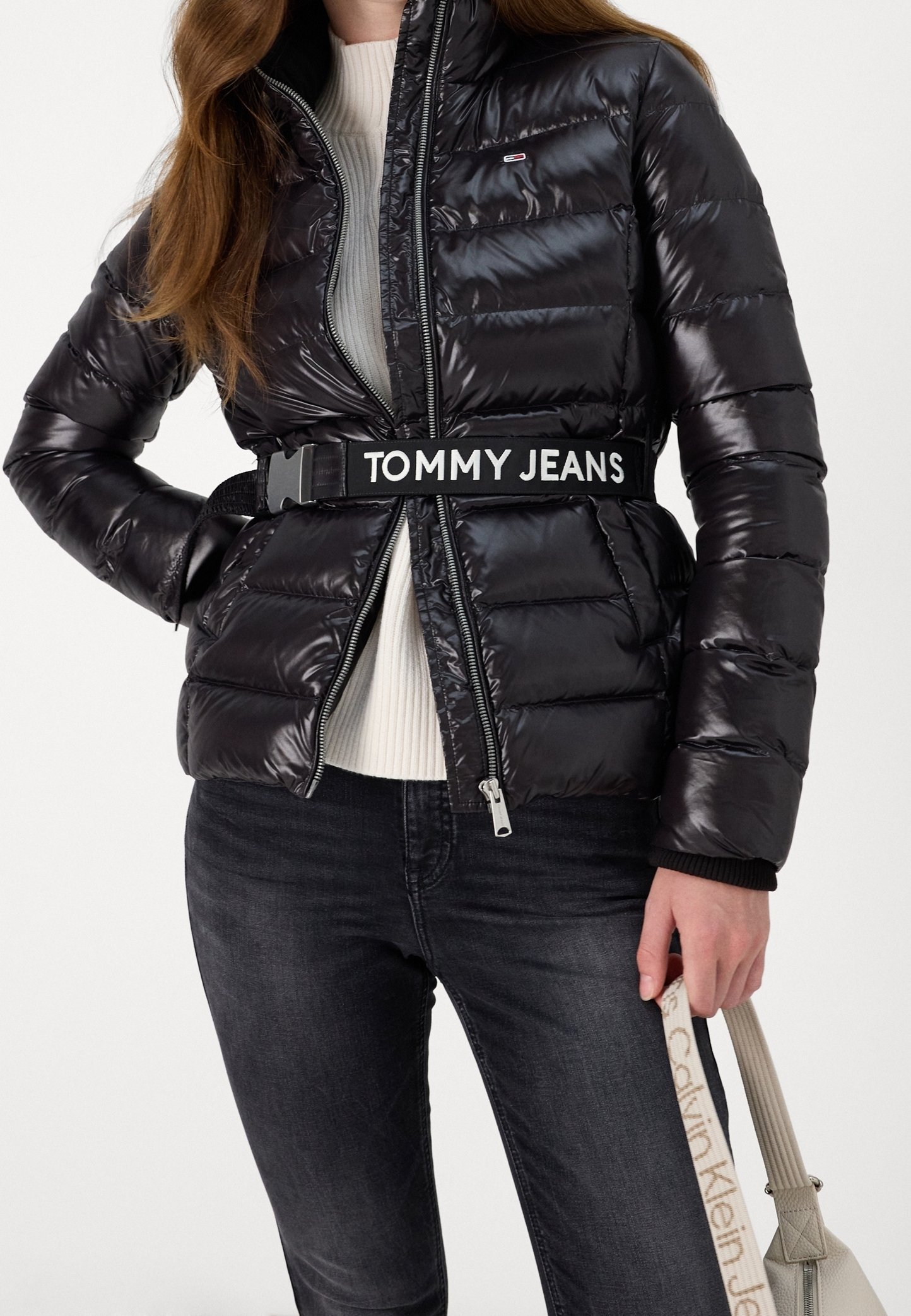 Tommy Jeans Jeans Skinny Fit - black denim