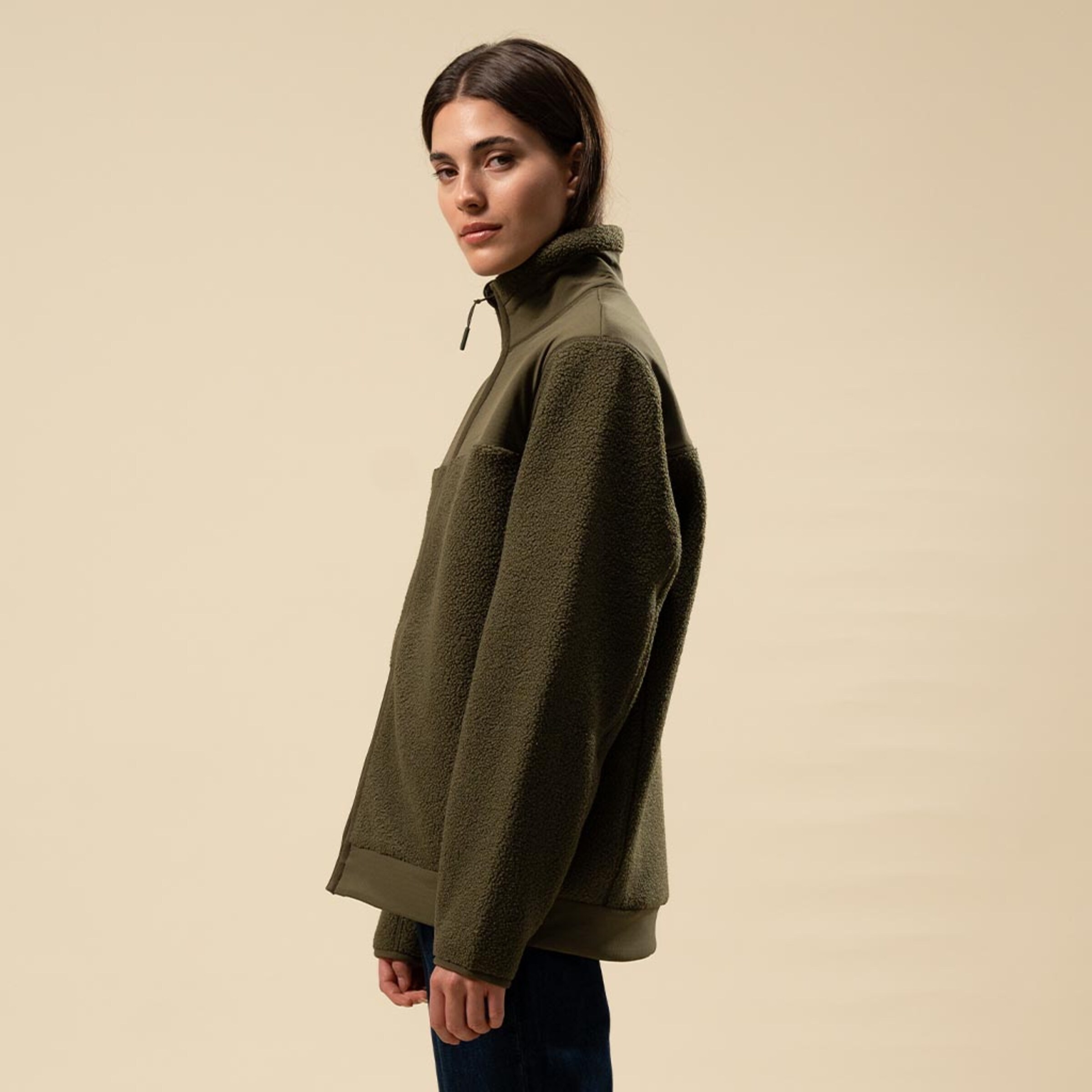 Veste polaire vert forêt pour tous les jours