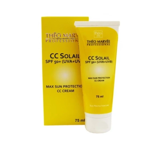 Théo Marvée CC Solail krem CC z filtrem wyrównujący koloryt przeciwsłoneczny SPF50  75ml