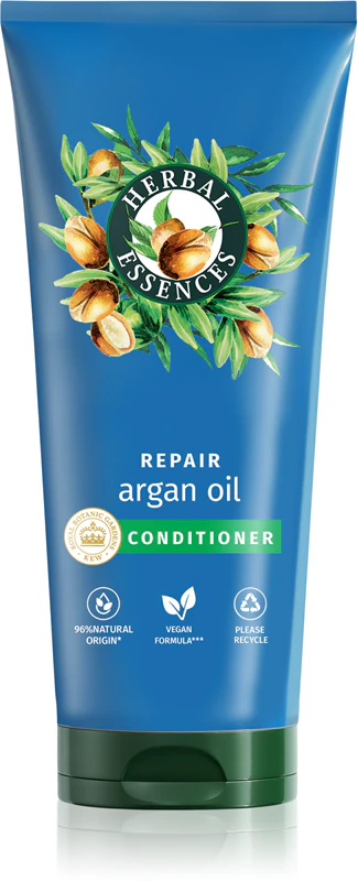 Condicionador Hidratante Reparador com Óleo de Argan Herbal Essences para Cabelos Danificados