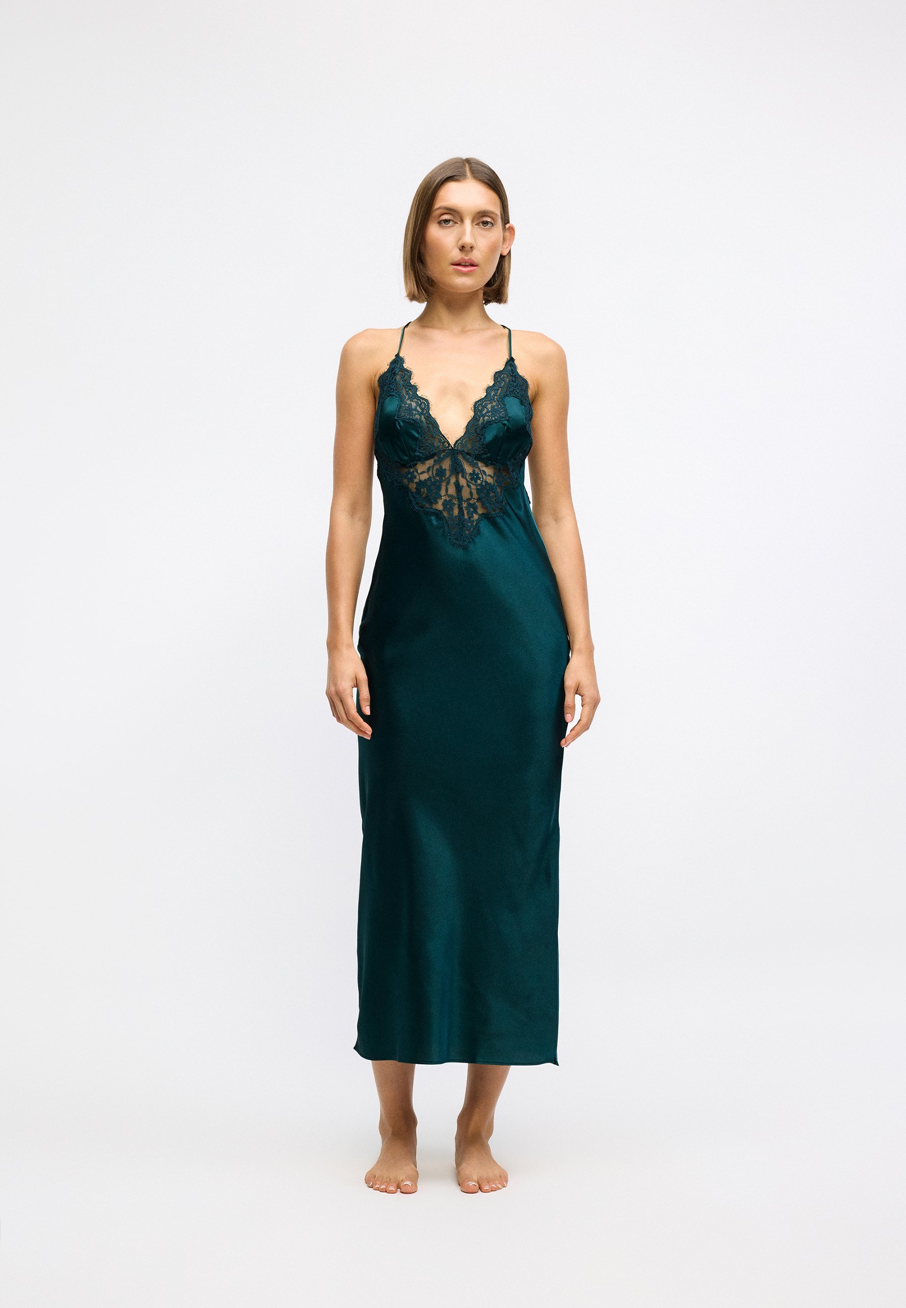 Hunkemöller LONG MYA - Nachthemd - groen